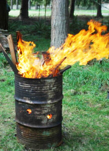 How to make a burn barrel