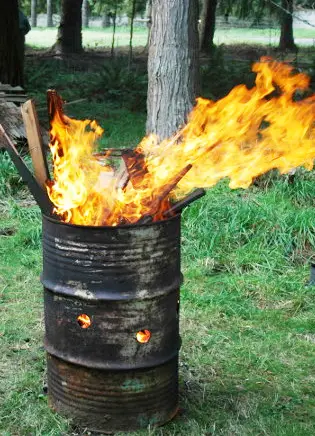 How to make a burn barrel? Quick, simple and effective method