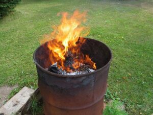 How to make a burn barrel