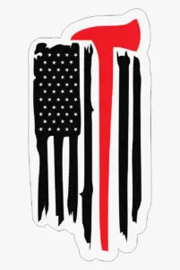 Thin red line flag