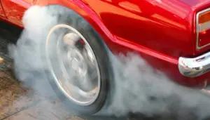 Tires Melt From The Heat