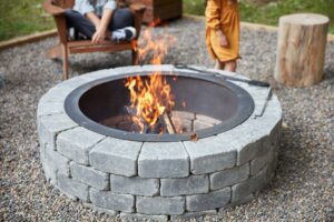 How to start a fire in a fire pit