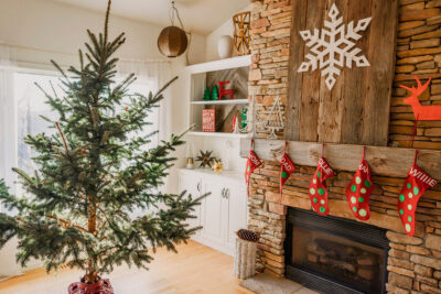 fireplace for Christmas
