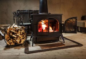 How does a wood stove work