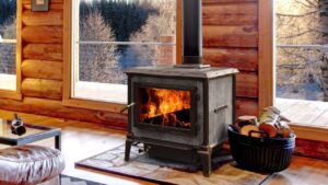 How does a wood stove work