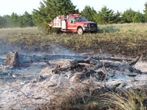 how to safely burn brush 