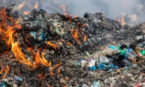 How to burn plastic safely