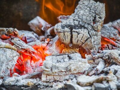 How to dispose of ashes from fireplace