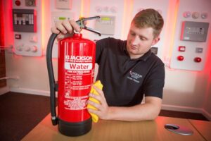 How often should fire extinguishers be inspected