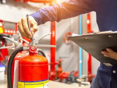 How often should fire extinguishers be inspected