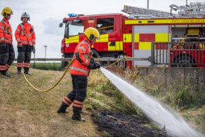 How much water does a fire truck hold