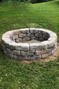How to build a stone fire pit 