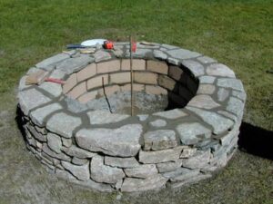 How to build a stone fire pit 
