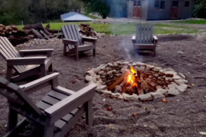 How to make a fire pit in the ground