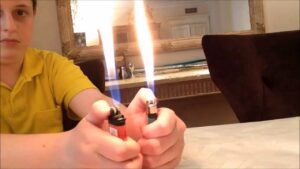 How to make a lighter flame bigger